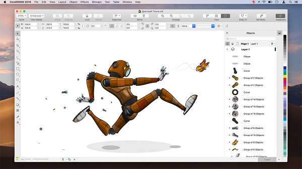 CorelDraw Graphics Suite 2019 Crack Free Download For PC 