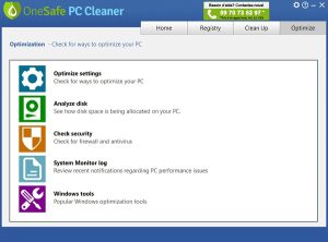 OneSafe PC Cleaner Pro 9 Crack With Serial Key Free Download